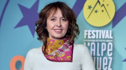 La comédienne Valérie Bonneton au Festival international du film de comédie de l'Alpe d'Huez en 2023. (MAXPPP)