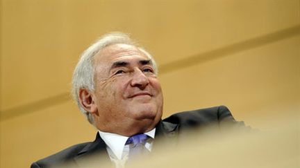 Dominique Strauss-Kahn lors d'une réunion à Genève (archives) (AFP - Fabrice Coffrini)