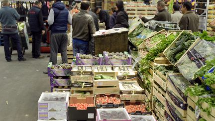 Le marché international de Rungis (Val-de-Marne), le 19 novembre 2015. (ADRIEN MORLENT / AFP)