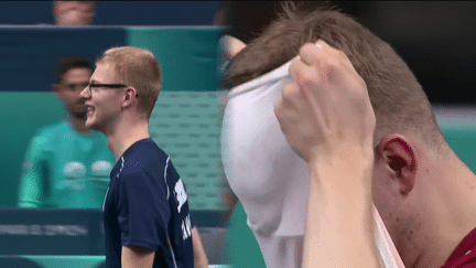 Les nouveaux visages du tennis de table Français ont crée une ambiance de folie au Parc des expositions ce mardi 31 juillet. (Franceinfo)