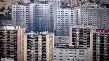 Des immeubles HLM dans les Hauts-de-Seine. (VINCENT ISORE / MAXPPP)