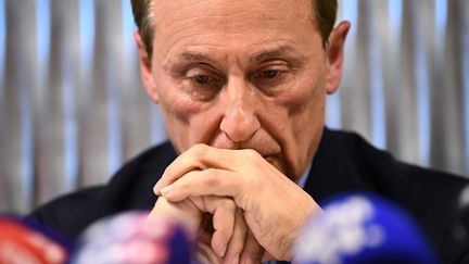 Le président de la Fédération française des sports de glace Didier Gailhaguet, le 5 février 2020 à Paris. (FRANCK FIFE / AFP)