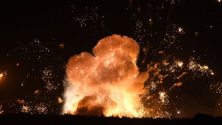 Explosions en série en Ukraine