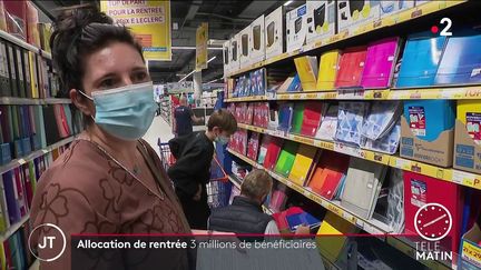 Dans un supermarché. (France 2)