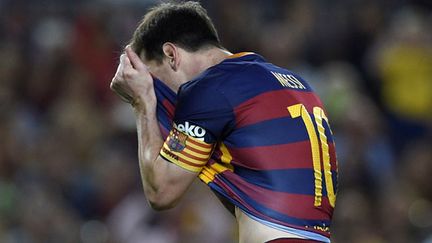 L'attaquant du FC Barcelone, Lionel Messi