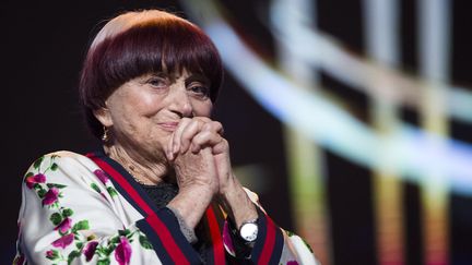 Agnès Varda au Festival de cinéma de Marrakech (2 décembre 2018)
 (Fadel Senna / AFP)