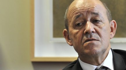 Jean-Yves Le Drian, le ministre de la D&eacute;fense, le 3 septembre 2012. (GEORGES GOBET / AFP)