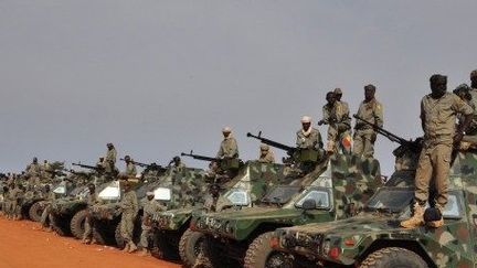 L'armée tchadienne en 2013 en route vers le Mali (AFP/Boureima HAMA )