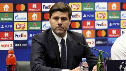 Mauricio Pochettino en conférence de presse, le 15 septembre.&nbsp; (JEAN CATUFFE / NURPHOTO)