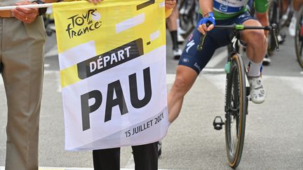 Pau (Pyrénées-Atlantiques), ville départ de la 18e étape du Tour de France 2021. (PETE GODING / BELGA MAG / AFP)