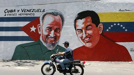 respectivement présidents de «Cuba et (du) Venezuela, deux pays frères».
 
 
 
 ( REUTERS / Jorge Silva )