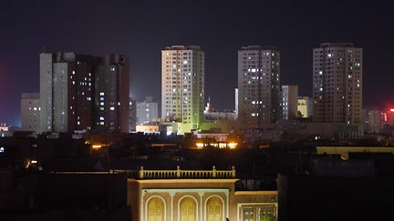 Des&nbsp;habitants ont fraudé pour obtenir des appartements à&nbsp;Feijichangjiao (Cihne), début 2019. (Photo d'illustration) (GREG BAKER / AFP)