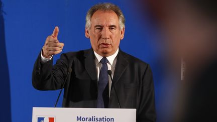 Le ministre de la Justice, François Bayrou, le 1er juin 2017 à Paris. (FRANCOIS GUILLOT / AFP)