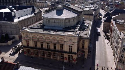 Un monument au cœur de la ville de Reims mais encore trop méconnu des habitants. (Artech'drone)