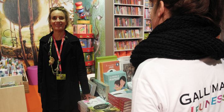 Béatrice Lacoste, responsable des salons pour Madrigal (Casterman-Gallimard-Flammarion)
 (Laurence Houot / Culturebox)