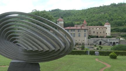 Une sculpture en pierre de lave signée Thierry Courtadon. (FRANCE 3)