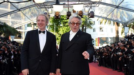 Le président du jury, et réalisateur des films "Mad Max", toujours en forme, même sept jours après le lancement du festival.
 (ANNE-CHRISTINE POUJOULAT / AFP)