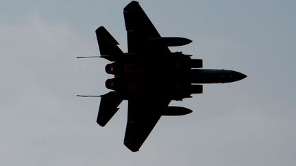 Un appareil Tornado vole au-dessus de la capitale saoudienne, Riyad, le 20 janvier 2008. (HASSAN AMMAR / AFP)