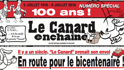 Une du Canard Enchaîné du 6 juillet 2016
