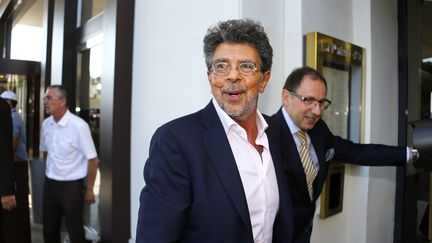 Le compositeur Gabriel Yared arrive au Martinez à Cannes pour le dîner du Jury avant l'ouverture du 70e festival international du film de Cannes le 16 mai 2017. (MAXPPP)