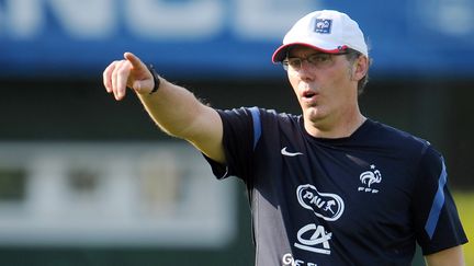 Laurent Blanc, le 24 mai 2012, &agrave; Clairefontaine, dans les Yvelines. (FRANCK FIFE / AFP)