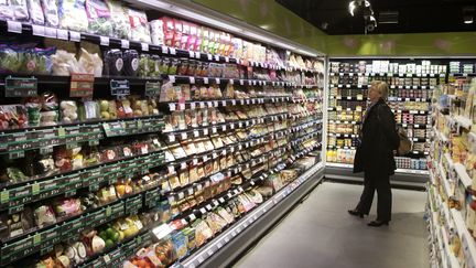 La DGCCRF reconnaît l'existence de la "shrinkflation" dans les rayons des supermarchés. Photo d'illustration. (VINCENT ISORE / MAXPPP)