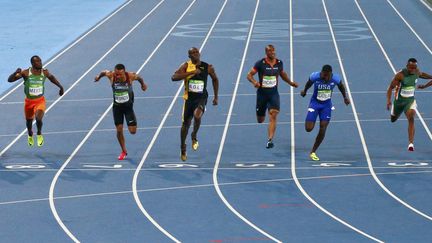 JO 2016 : la finale du 100 m au ralenti