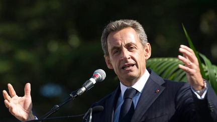 &nbsp; (Nicolas Sarkozy - ici à La Baule le 5 septembre - va contre-attaquer sur l'immigration © MAXPPP)