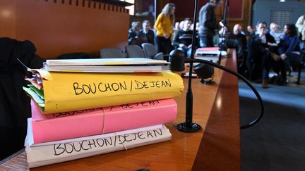 Avant le début du procès de Laurent Dejean, accusé du meurtre de Patricia Bouchon, à Toulouse le 14 mars 2019. (PASCAL PAVANI / AFP)