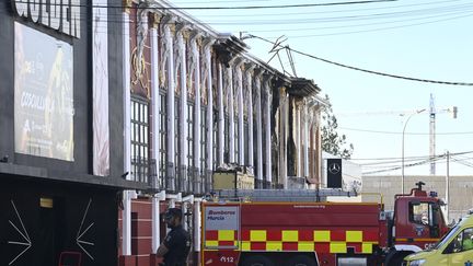 The nightclub in Murcia (Spain) where a fire occurred on October 1, 2023, killing 13 people.  (JOSE JORDAN / AFP)