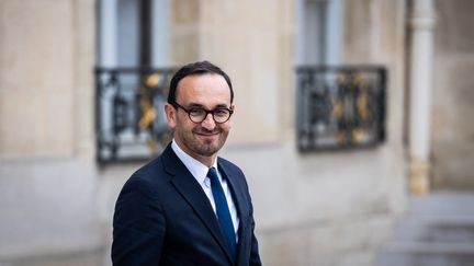 Thomas Cazenave, Minister Delegate for Public Accounts, at the Elysée Palace, May 31, 2024. (XOSE BOUZAS / HANS LUCAS / AFP)
