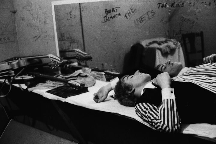 Roger Daltrey des Who dans les backstages de La Locomotive le 13 novembre 1965.
 (Roger Kasparian)