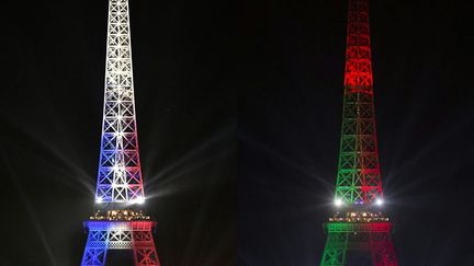 se parera, ce soir, de seulement l'un de ces deux drapeaux. Ce sera celui du vainqueur de l'Euro 2016 de football se tenant en France. La finale se joue au Stade de France, à Saint-Denis aux portes de Paris. Que le meilleur gagne !

	 

	  (PHILIPPE LOPEZ GEOFFROY VAN DER HASSELT / AFP)