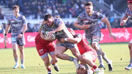 L'ASM Clermont face aux Scarlets en Challenge Cup le samedi 13 janvier. (THIERRY LARRET / MAXPPP)