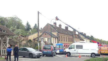 &nbsp; (L'explosion serait "vraisemblablement due au gaz" selon les gendarmes © Radio France - Adeline Tavet)