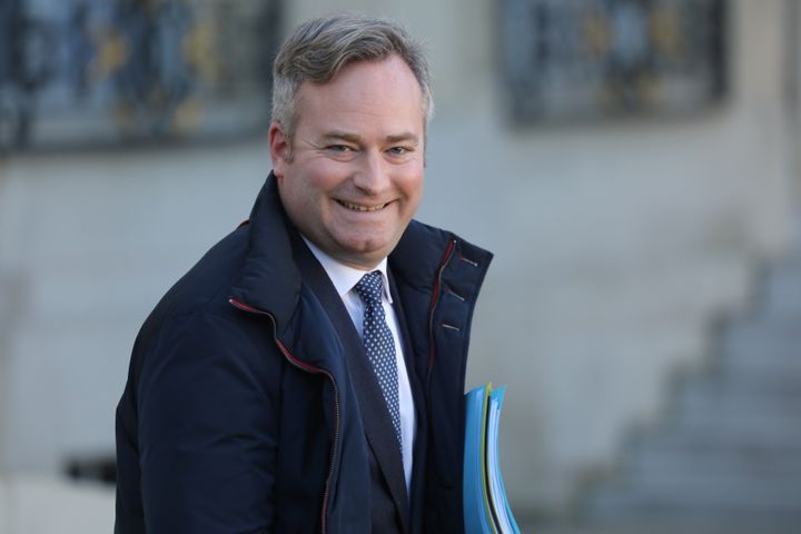 Le secrétaire d'Etat Jean-Baptiste Lemoyne après un Conseil des ministres, le 6 janvier 2020. (LUDOVIC MARIN / AFP)