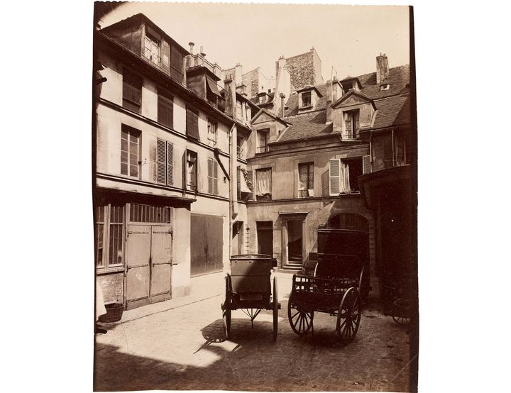 Eugène Atget, "Vieille maison, 6, rue de Fourcy, IVe", 1910 (© Paris Musées / musée Carnavalet – Histoire de Paris)