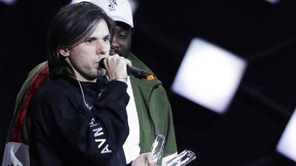 Le rappeur Orelsan aux 33e Victoires de la musique (2018)
 (THOMAS SAMSON / AFP)