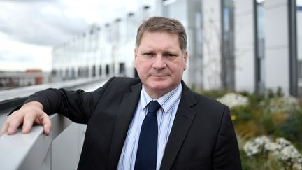 Christian Sainte, le directeur de la police judiciaire de Paris, le 12 octobre 2017. (STEPHANE DE SAKUTIN / AFP)