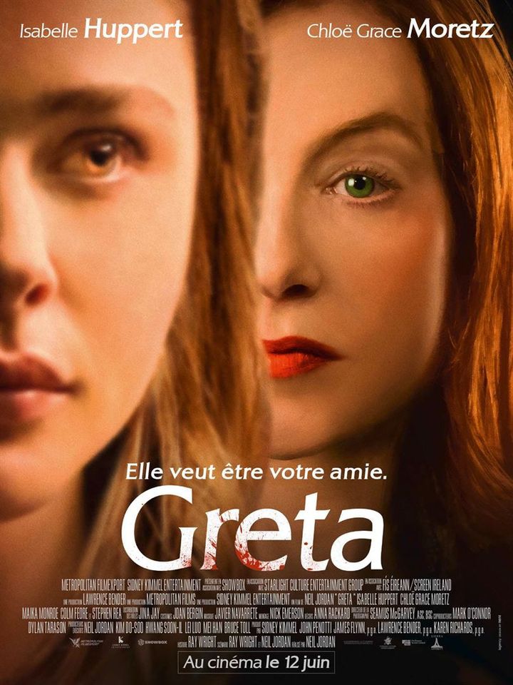 L'affiche du thriller de Neil Jordan avec Isabelle Hupper Greta (Metropolitan FilmExport)