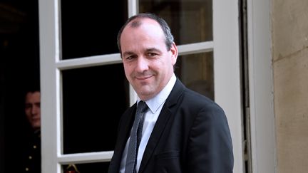 Laurent Berger, secrétaire général de la CFDT, à l'hôtel Matignon (Paris), le 29 juin 2016. (DOMINIQUE FAGET / AFP)