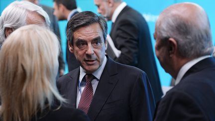 François Fillon lors du Forum économique international à Saint-Pétersbourg (Russie), le 19 juin 2015. (ALEXEI DANICHEV / RIA NOVOSTI)