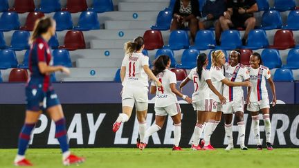 Les Lyonnaises se qualifient pour la Ligue des Champions féminine grâce à leur victoire sur Levante. (IVAN TERRON / SPAIN DPPI)