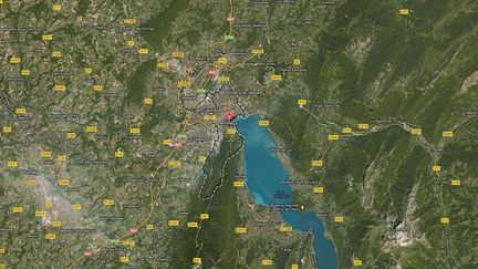 Une fillette de 4 ans a fugu&eacute; de l'appartement familial, dans la nuit du 5 au 6 mars 2013, &agrave; Annecy (Haute-Savoie). (GOOGLE MAPS / FRANCETV INFO )