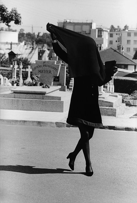 Jeanne Moreau sur le tournage de &quot;La mariée était en noir&quot;
 (Anne Wiazemsky)