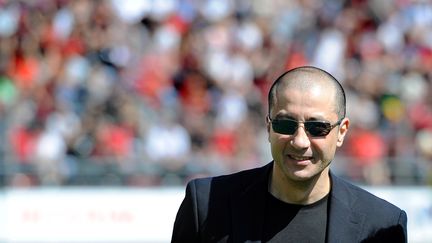 Mourad Boudjellal, le pr&eacute;sident du club de rugby de Toulon, le 2 avril 2011. (GERARD JULIEN / AFP)