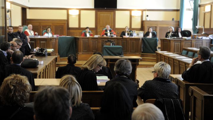 La cour d'assises de la Moselle &agrave; Metz, le 31 mars 2014, &agrave; l'ouverture du proc&egrave;s de Francis Heaulme.&nbsp; (  MAXPPP)