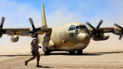 Un soldat saoudien dans la province de Marib, au Yémen, le 8 février 2018. (ABDULLAH AL-QADRY / AFP)