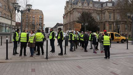 Manifestation de "gilets jaunes" à Tourcoing, le 12 janvier 2019 (FRANÇOIS CORTADE / FRANCE-BLEU NORD)