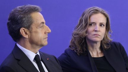 Nicolas Sarkozy et Nathalie Kosciusko-Morizet, le 10 octobre 2015 à Paris. (MAXPPP)